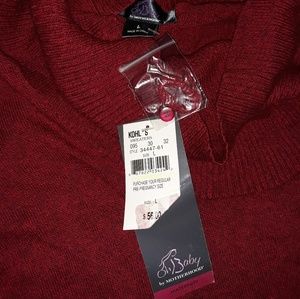 Nwt Oh baby by motherhood dark red sweater
